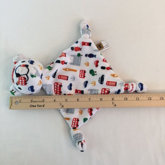 Historic Royal Palaces White Bear Lovey Security Blanket Knots Big Ben London - Picture 7 of 7